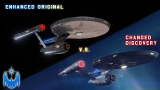 Fan Created Enhanced Original Enterprise VS Discovery's Enterprise - A Case For the Original!