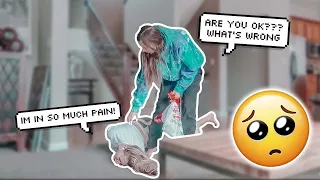 SCREAMING IN PAIN THEN PASSING OUT PRANK ON MY TWIN SISTER!!