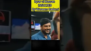 Iqrar ul Hassan INSULTED By Waseem Badami On LIVE TV Show - Sabih Sumair @sabihsumairvlogs