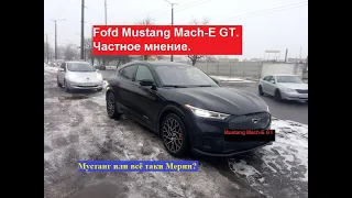 Ford Mustang Mach-E GT. Мустанг или всё таки Мерин? Частное мнение.