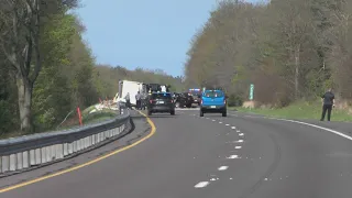 At least three injured after crash, I-80 W shut down