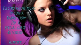 PODCAST   Electro House Music Mix 2013   Radio Show Ep  5   Special Guest DJ V3D3X   DJ Gosha