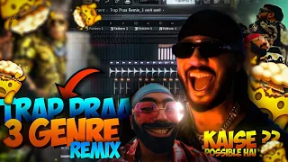Trap Praa (3 Genre Remix) | @MixWithVasudev @raftaarmusic | #mixwithvasudev #raightarmy #remix