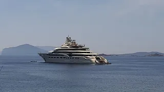 Luxury yacht drone Dilbar 156 mt