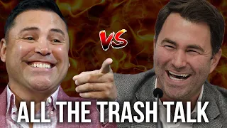 Eddie Hearn & Oscar De La Hoya trash talking each other for 5 minutes