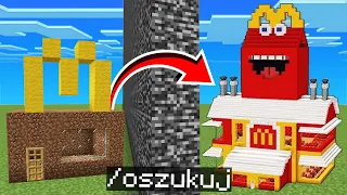 OSZUKUJE w KONKURSIE BUDOWANIA McDONALD w Minecraft!