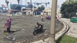 GTA V- Ballas attacking Ballas