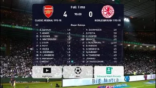 eFootball PES 2021 Arsenal vs Middlesbrough 1995