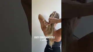 Easy gym hairstyle