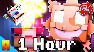 1 HOUR "FNAF Security Breach in a Nutshell" - (Minecraft FNAF SB Animation)