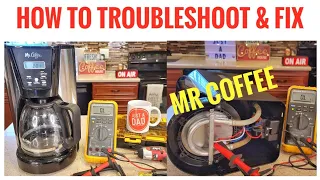 HOW TO FIX Mr Coffee 12 Cup Coffee Maker Not Working TROUBLESHOOT THERMOSTAT