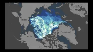 Klimawandel Animation - So stark schmilzt das Eis der Arktis