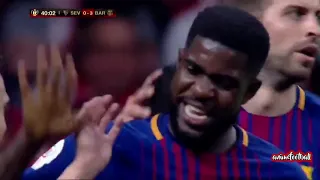 Sevilla FC vs Barcelona 0-5 highlights Copa Del Rey ♡ With selebrations