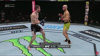 Cory Sandhagen tells his corner, his orbitals broke in his fight against Marlon Moraes