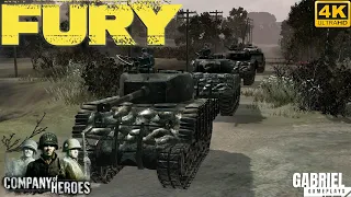 Fury ''Tiger Vs Sherman'' | Company Of Heroes [4K]