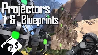 Space Engineers Tutorial: Projectors and Blueprints (tips, tutorials and testing for survival)