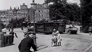 1920: Het verkeer in Amsterdam, een verkeersfilm van de ANWB - oude filmbeelden