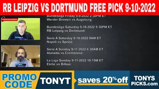 RB Leipzig vs Dortmund 9/10/2022 FREE Football Picks and Predictions on Bundesliga Betting Tips
