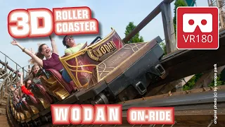 Wodan Timbur Coaster VR 180 3D | VR Roller Coaster | VR onride POV | Europa Park VR360