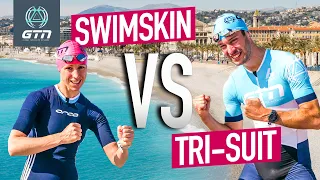 Swimskin Vs Tri-Suit: Is There Really A Difference On Triathlon Race Day?