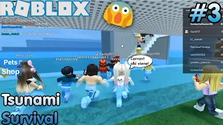 Roblox Tsunami Survival #3: Nadando Entre Tiburones Y Tsunamis De Chocolate! 😮😀