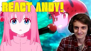 React Andy: Bocchi the Rock! Episode 10. The Hiroi Clutch