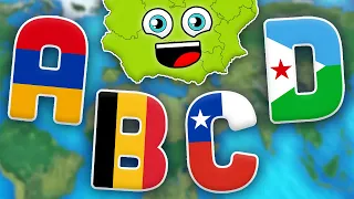 ¡Aprendamos Los Países Del Mundo De La A-Z! | Canciones Educativas Para Niños | KLT Español