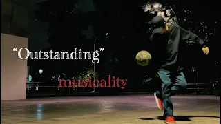 "Outstanding" musicality /beat by SHOW-GO [ AKIQUICK ] #freestylefootball #beatbox