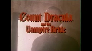 Count Dracula And His Vampire Bride (1973) TV Spot Trailers