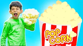Jason dan Alex belajar membuat popcorn terbesar di dunia