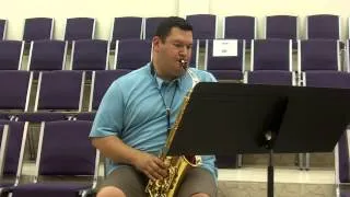 2020-2021 TMEA SAXOPHONE ETUDE 1. - Ferling Etude No. 6