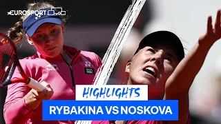 Elena Rybakina Continues Her Strong Start To Roland-Garros! | Eurosport Tennis