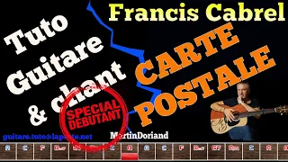 Tuto guitare chant Francis Cabrel Carte Postale débutants