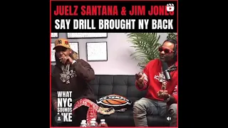 JIM JONES  & JUELZ SANTANA Says Drill Brought NY Back 🔥🔥 #youtubeshorts #shorts #shortvideo