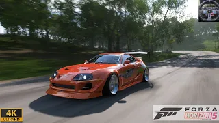 Toyota Supra MK4 - Forza Horizon 5 | Logitech G29 Steering wheel Gameplay...