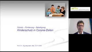 KiTa in Corona-Zeiten: Kinderschutz in Corona-Zeiten (Prof. Dr. Jörg Maywald)