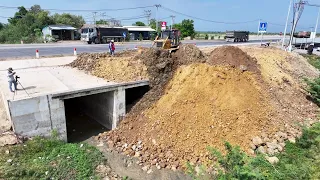 EP3 The Land Filling Project on The 20x15m Property is Complete By KOMATSU D58P Bulldozer