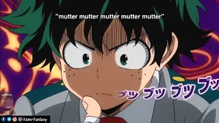 Deku Talking to Himself Moments!! (DUB)