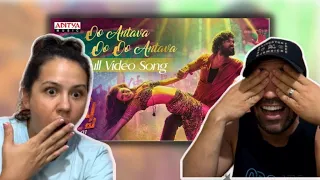 MY WIFE WAS SHOCKED! Oo Antava Mawa..Oo Oo Antava Video Song | Pushpa Reaction | Allu Arjun #pushpa