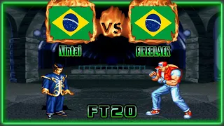 Real Bout Fatal Fury - Nintai (BRA) VS (BRA) FIREBLACK [rbff1] [Fightcade] [FT20] リアルバウト餓狼伝説