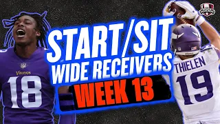 2021 Fantasy Football - MUST Start or Sit Week 13 Wide Receivers - Every Match Up!!!