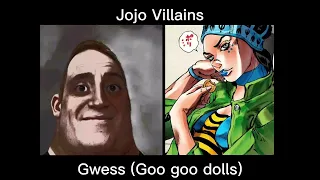 Mr Incredible becoming Uncanny (Jojo Villians)