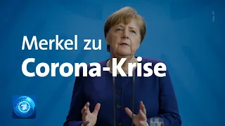 Kanzlerin Merkel zu den Corona-Maßnahmen der Bundesregierung