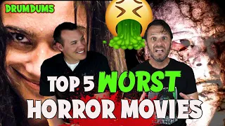 TOP 5 WORST Horror Movies Ever | With Larry!