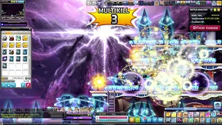 maplestory GMS bishop training/meso farming at Limina (450m/hr)