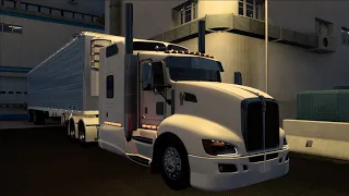 Lilly White Kenworth T600 / CAT 3406E 550 HP / custom white Reefer, chrome frame