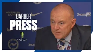 Paul Barber Press Conference: De Zerbi Departure And Next Step For Brighton