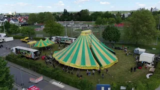Zeitraffer Aufbau Circus Rondel 2019 WLS Egelsbach
