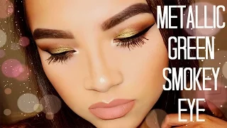 Metallic Green Smokey Eye | Makeup Tutorial