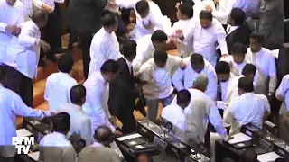 Sri Lanka: en pleine crise, les députés en viennent aux mains